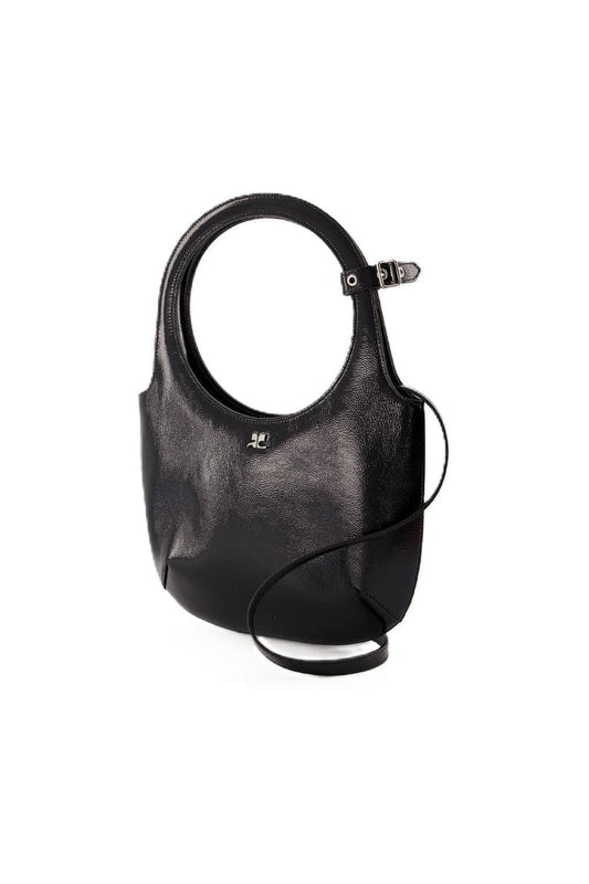 Holy Handtasche - Courreges - Leder - Schwarz