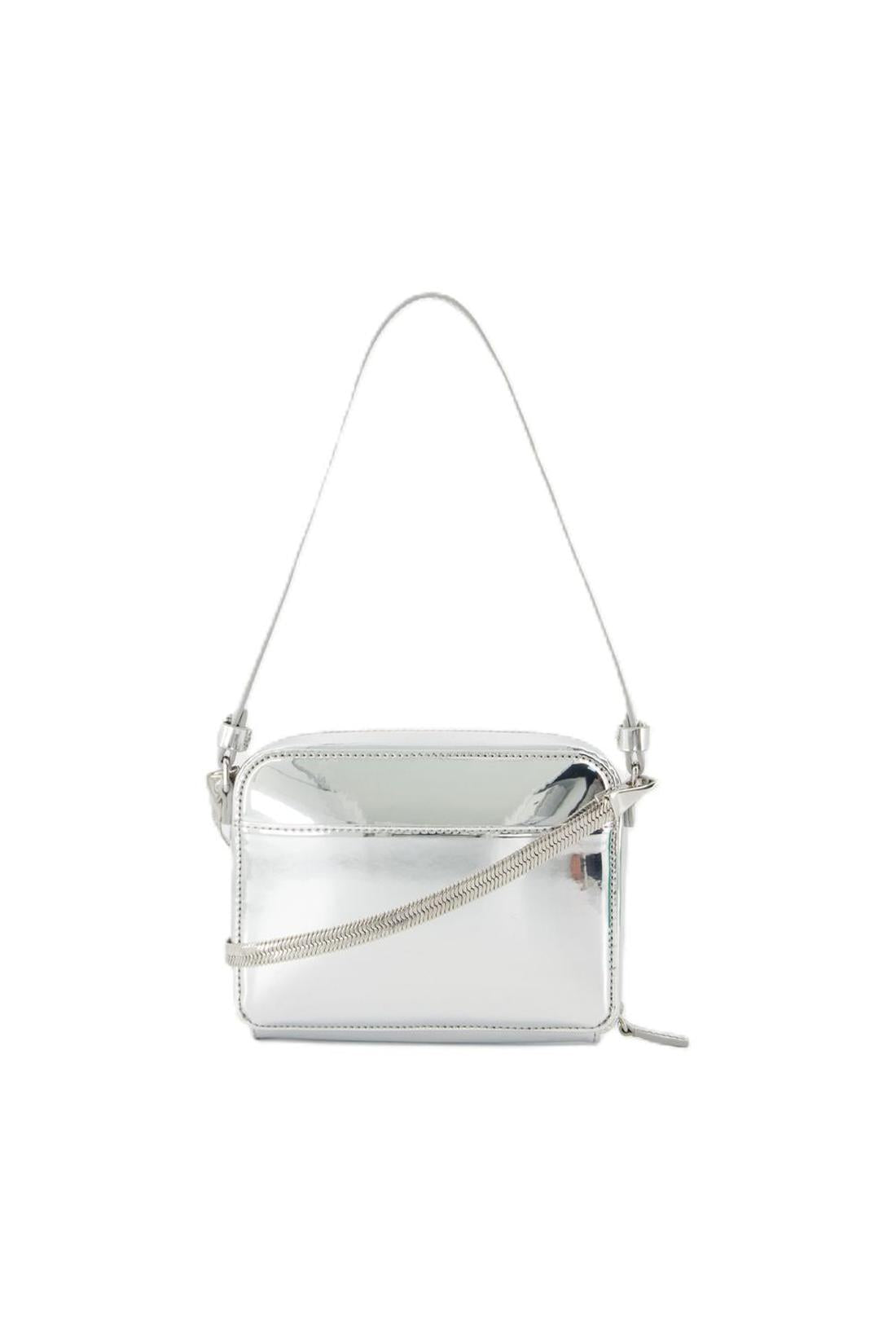 Cloud Chained Mirror Handtasche - Courreges - Leder - Silber