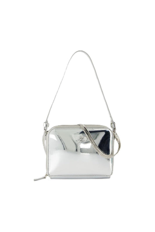 Cloud Chained Mirror Handtasche - Courreges - Leder - Silber