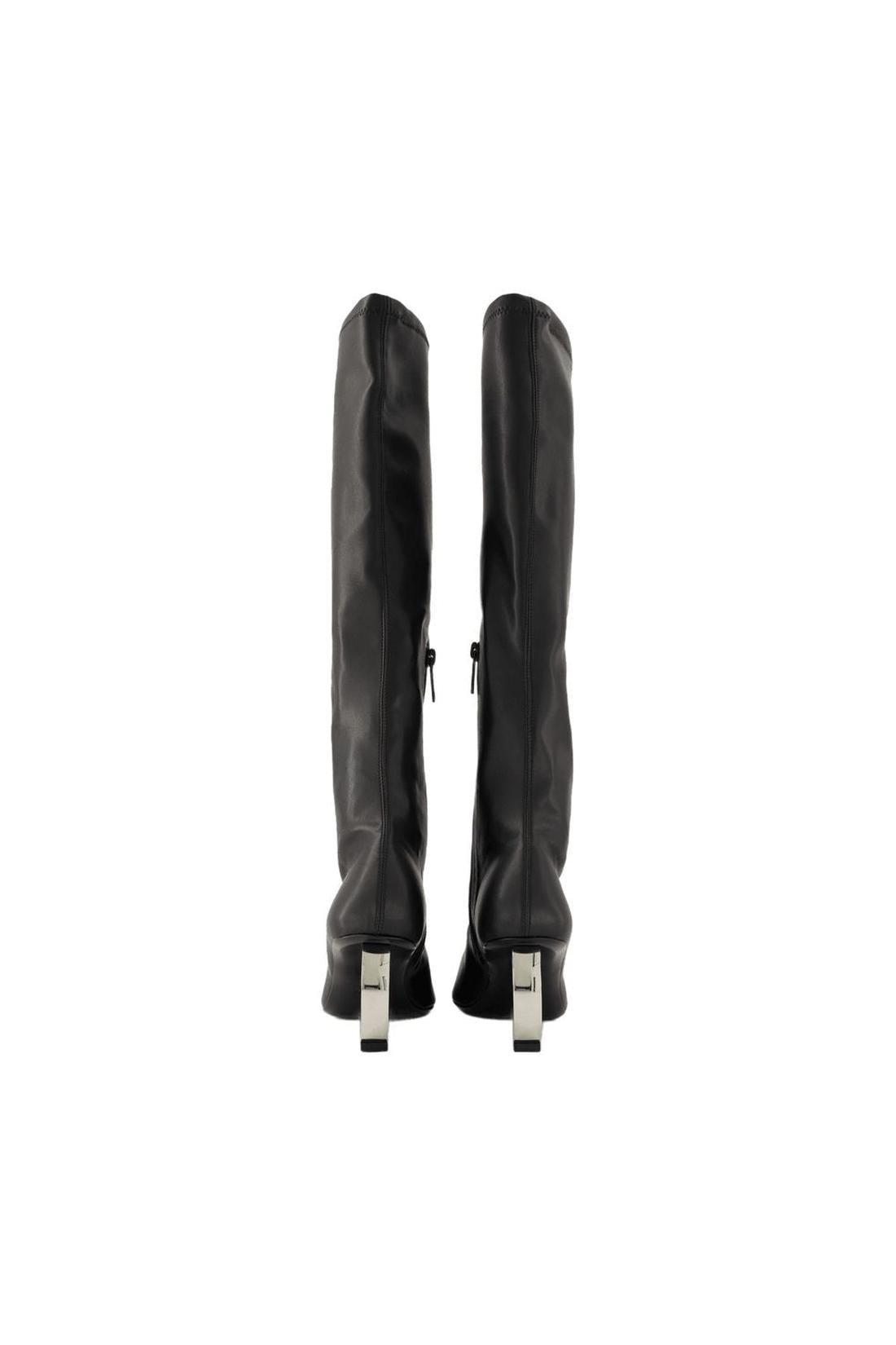 Circle Stiefel - Courreges - Kunstleder - Schwarz