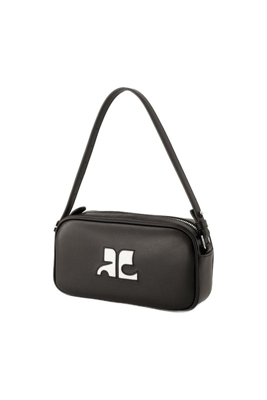 Baguette Réedition Tasche - Courreges - Leder - Schwarz