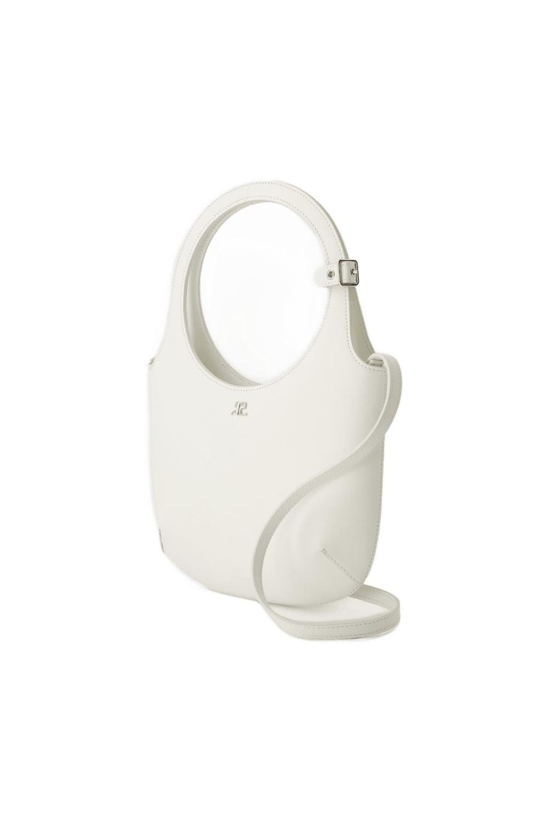 Holy Handtasche - Courreges - Leder - Gebrochenes Weiß