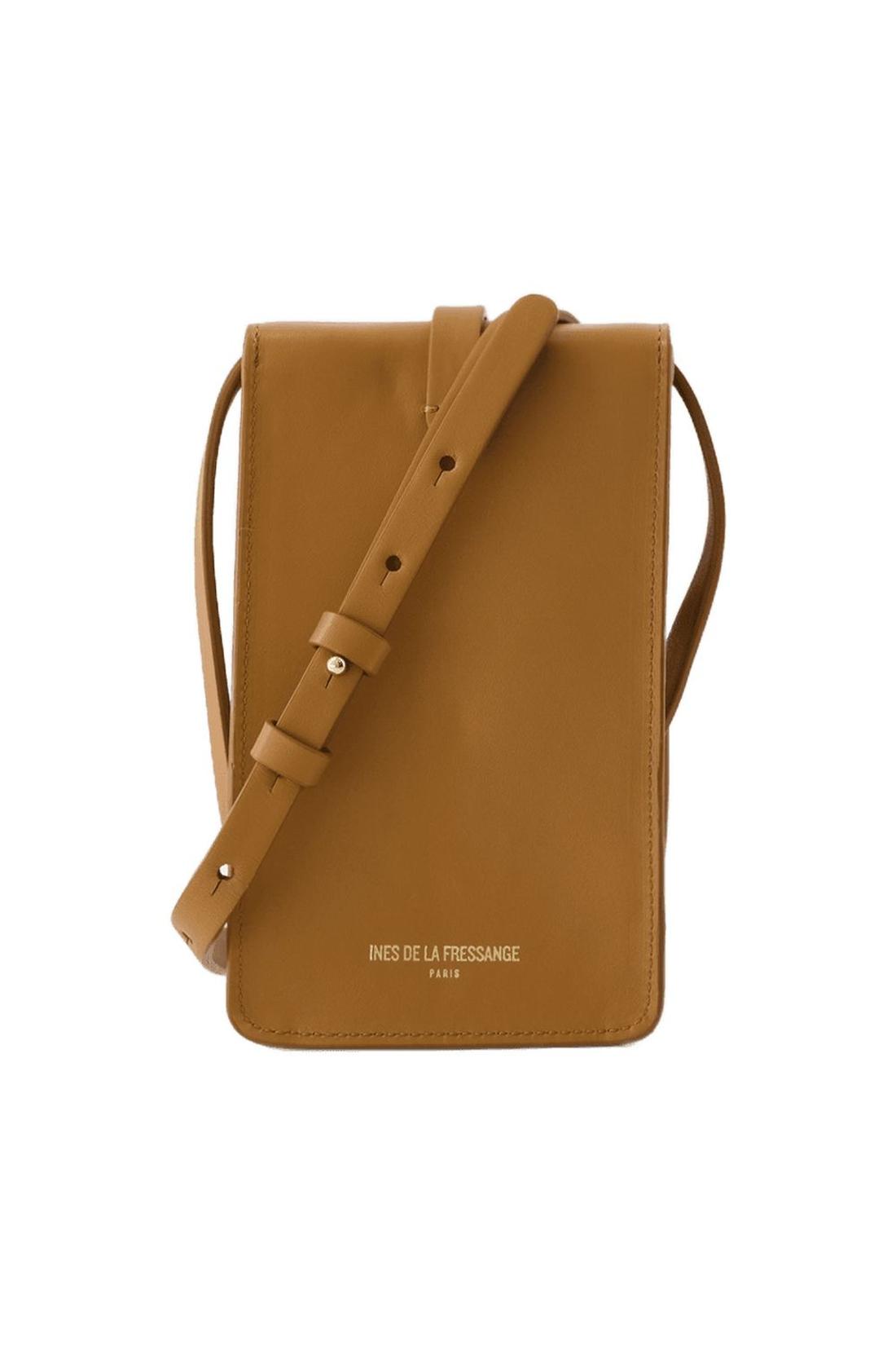 Leonore Schultertasche - Ines de la Fressange - Leder - Camel