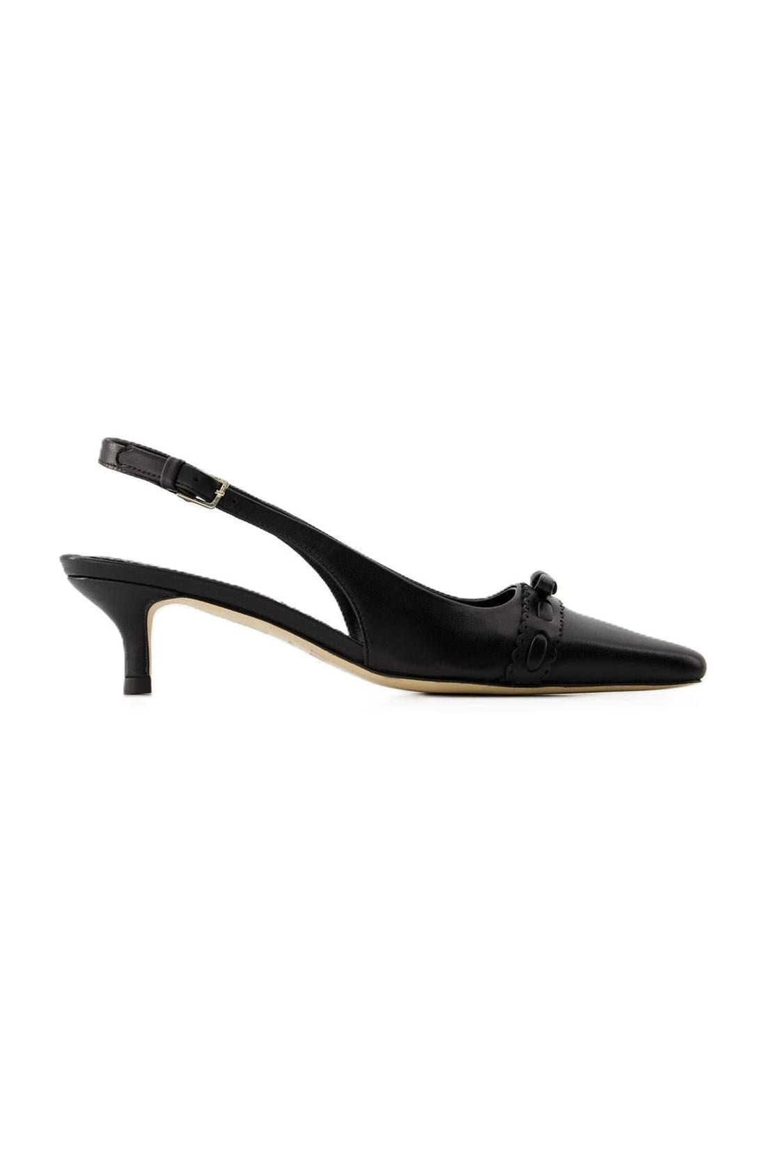 Abelia Sandalen - Rouje - Leder - Schwarz