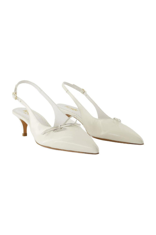 Milanaise-Pumps - Rouje - Leder - Beige
