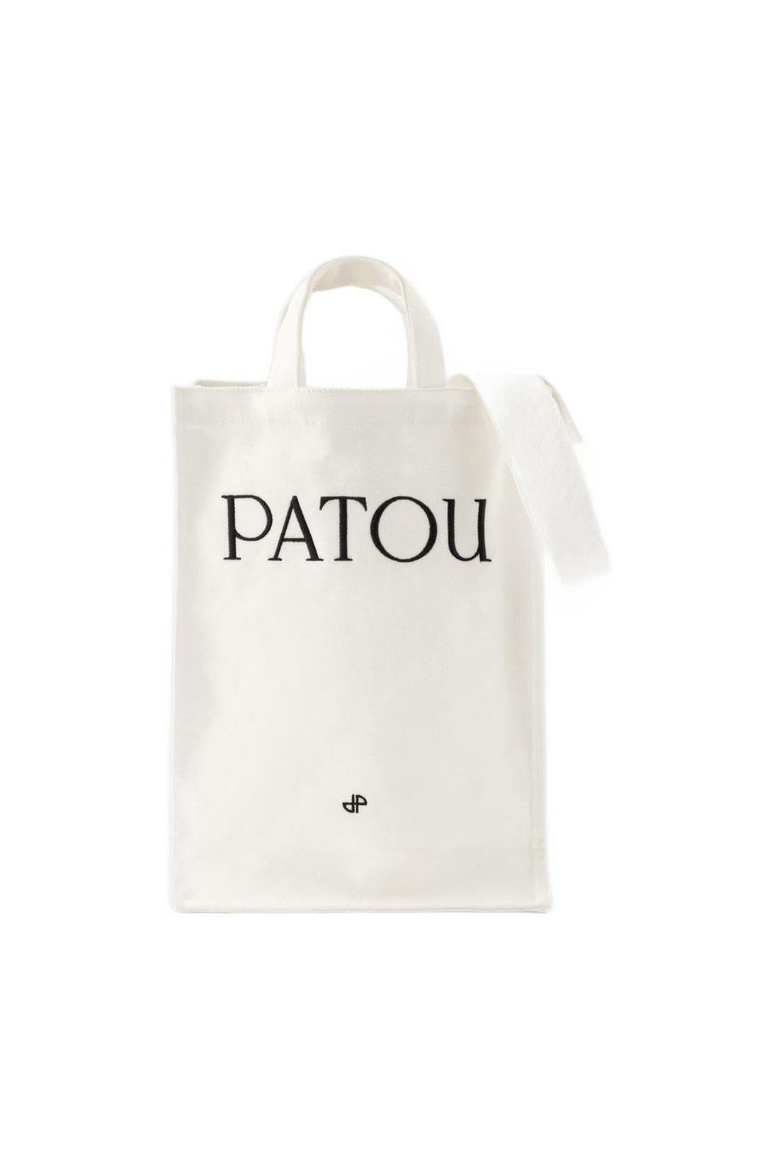 Vertical Cabas - PATOU - Baumwolle - Weiß