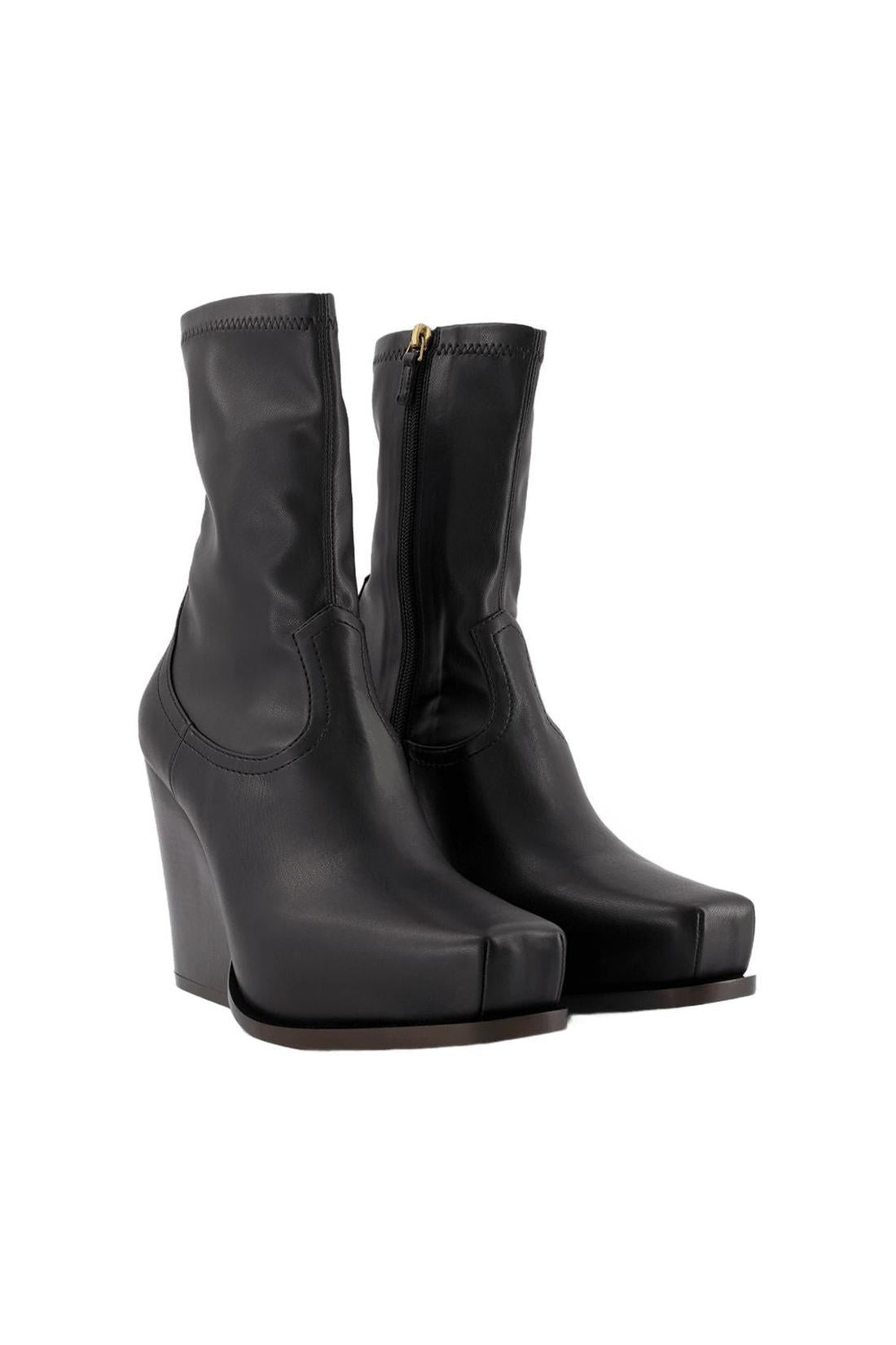 Cowboy Boots aus schwarzem