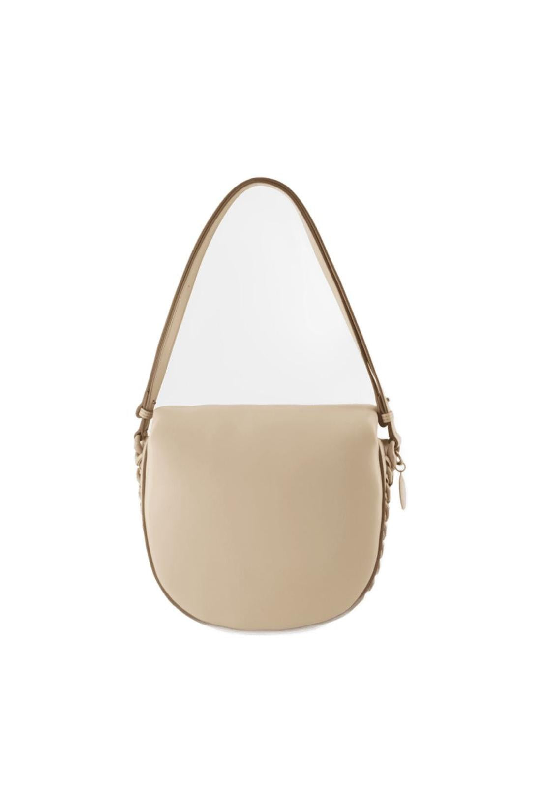 Tasche M Flap Puffy Alter Mat - Stella Mccartney - Veganes Leder - Beige