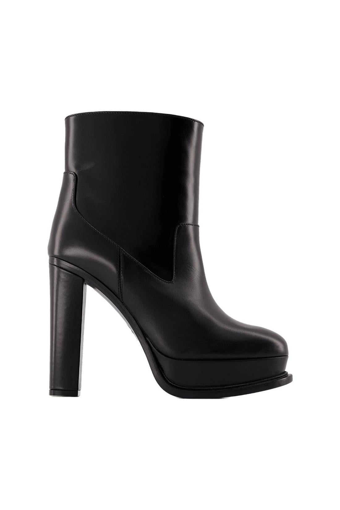 Stiefeletten - Alexander McQueen - Leder - Schwarz