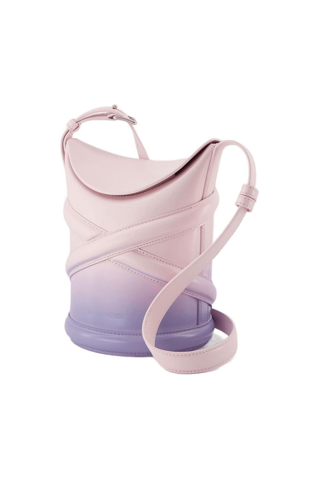 The Curve Hobo Bag - Alexander Mcqueen -  Lilac/Pink - Leather