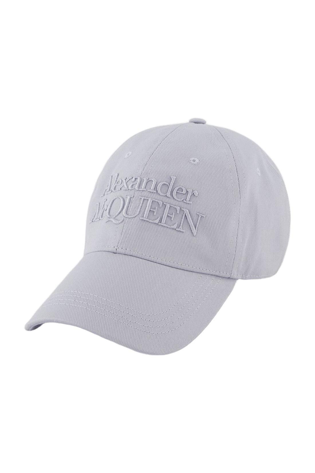 Logo-Cap - Alexander Mcqueen - Baumwolle - Hellgrau