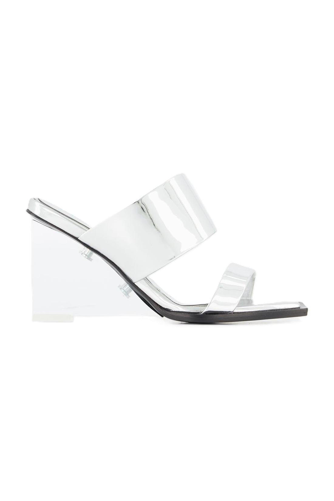 Sandalen - Alexander Mcqueen - Leder - Silber