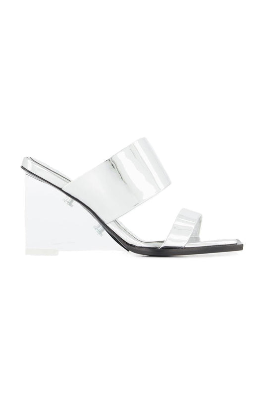 Sandalen - Alexander Mcqueen - Leder - Silber