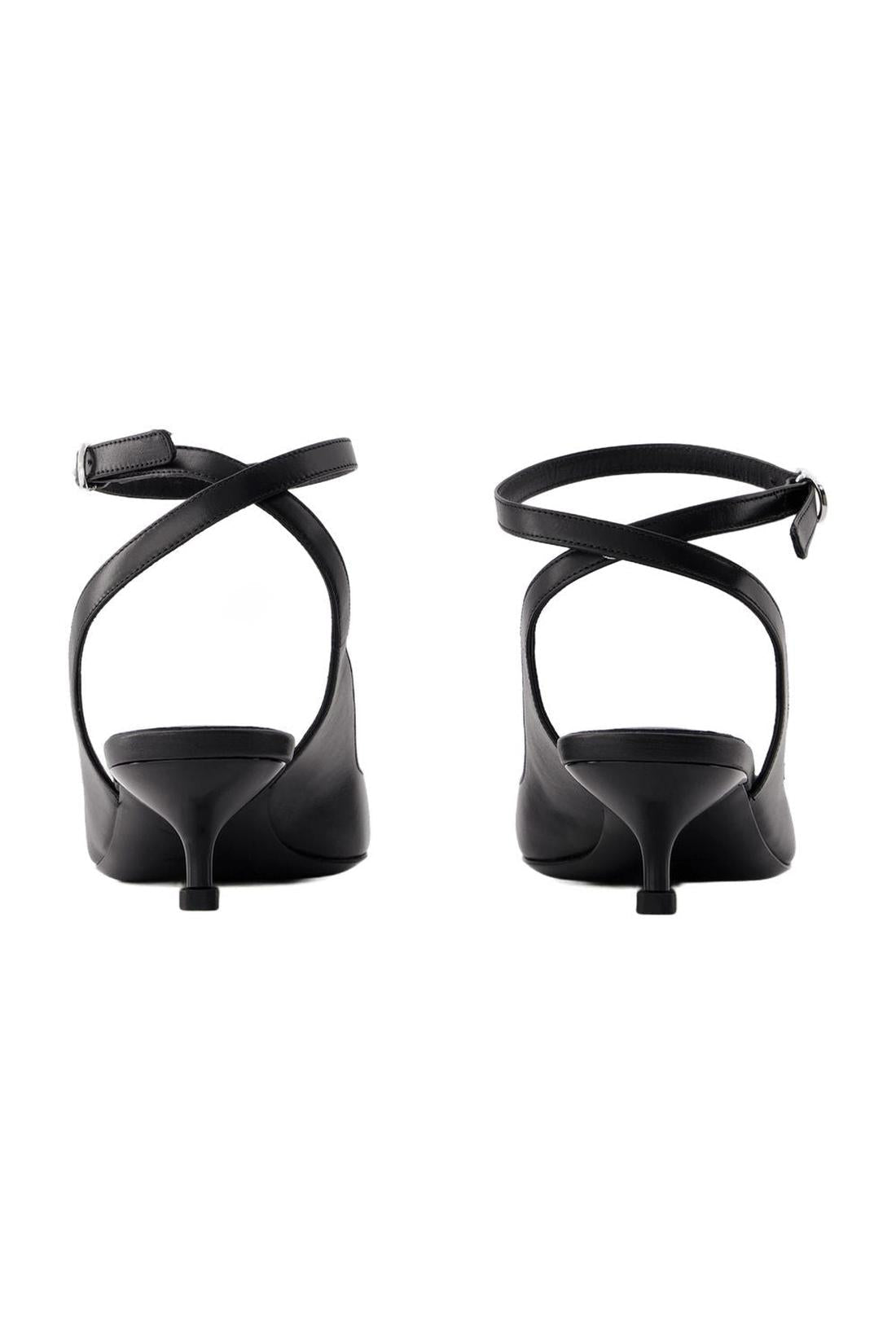 Punk-Sandalen - Alexander Mcqueen - Leder - Schwarz/Silber