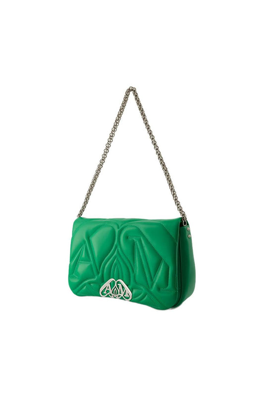 The Seal Schultertasche - Alexander McQueen - Leder - Grün