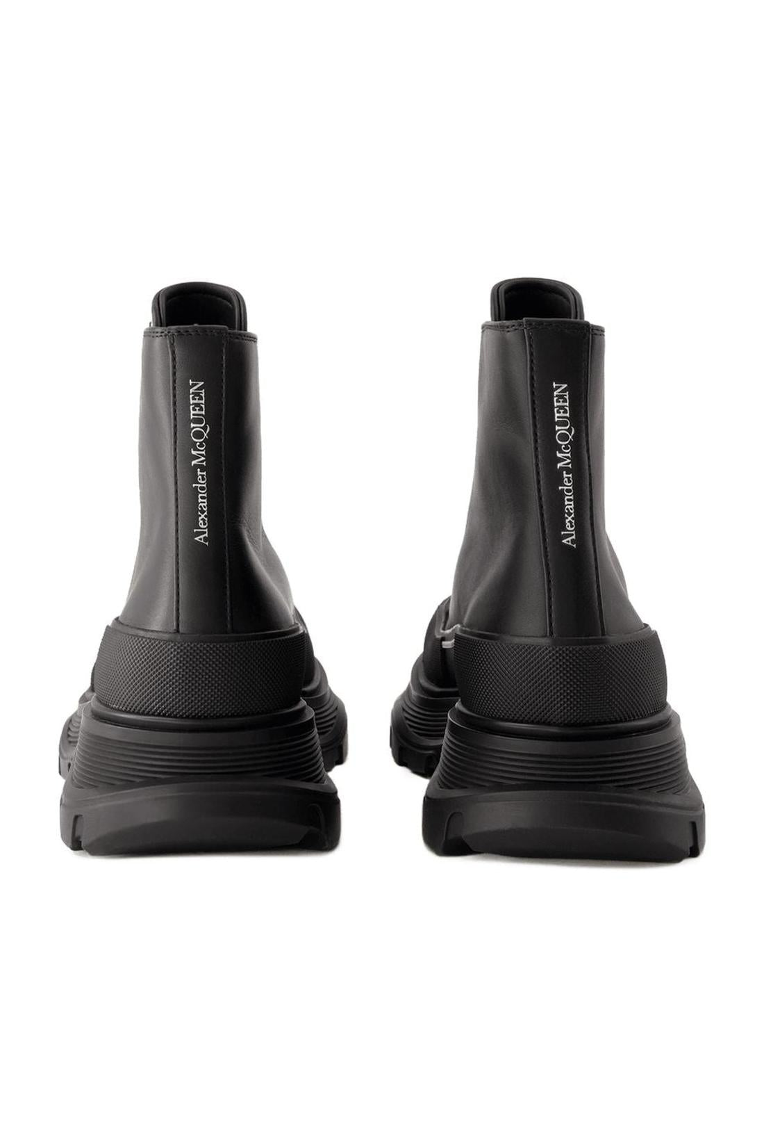 Tread Slick Stiefeletten - Alexander Mcqueen - Leder - Schwarz