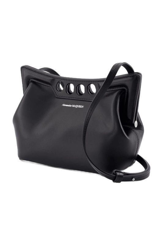 The Mini Peak Handtasche - Alexander McQueen - Leder - Schwarz