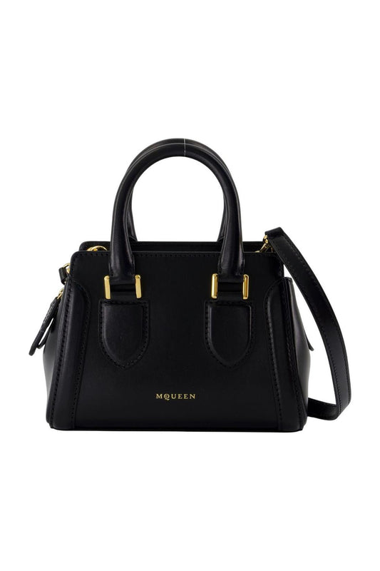 Birdee Mini Handtasche - Alexander McQueen - Leder - Schwarz