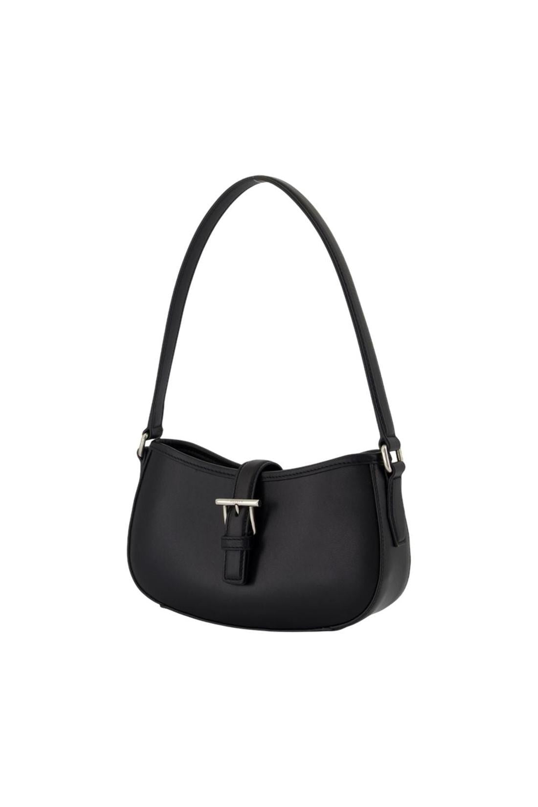 Mini-Schultertasche T Bar - Alexander McQueen - Leder - Schwarz