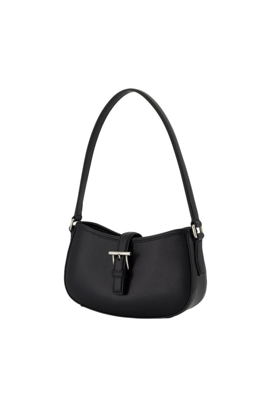Mini-Schultertasche T Bar - Alexander McQueen - Leder - Schwarz