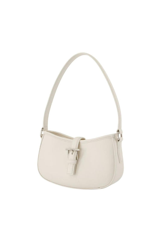 Mini-Schultertasche T Bar - Alexander McQueen - Leder - Elfenbein