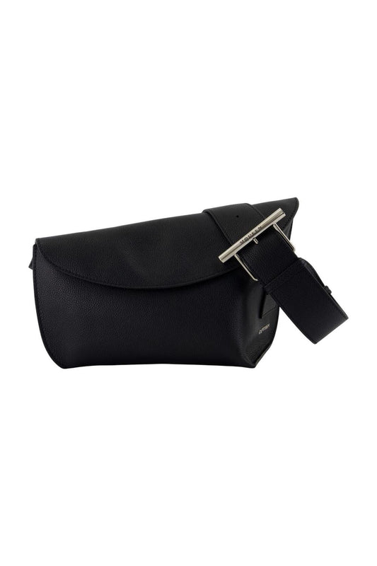 T-Schultertasche T Bar Sling Large - Alexander McQueen - Leder - Schwarz