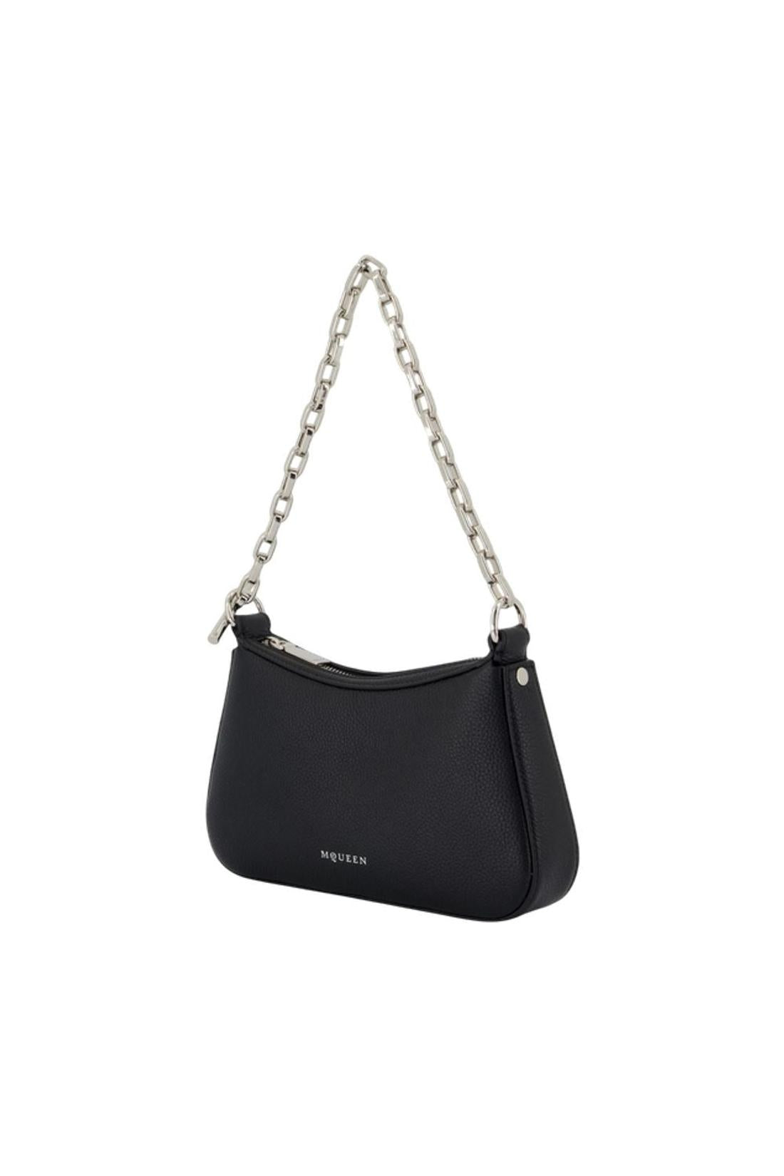 T Bar Mini Handtasche - Alexander McQueen - Leder - Schwarz