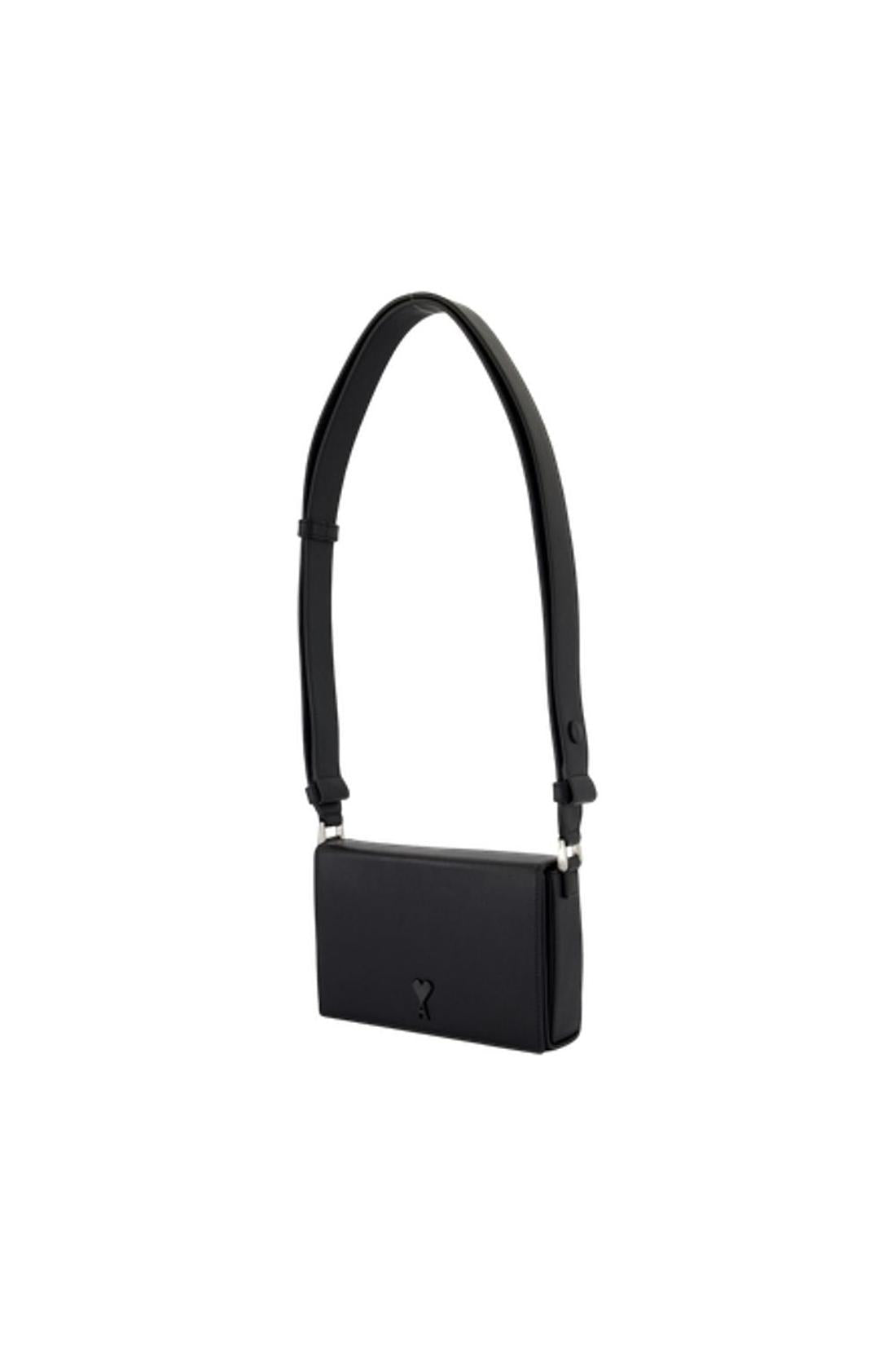 Adc Schultertasche - AMI Paris - Leder - Schwarz