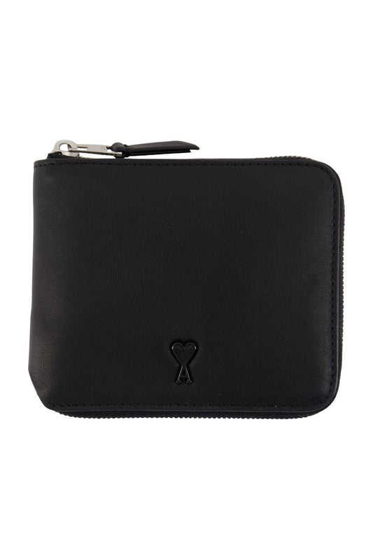 Brieftasche - AMI Paris - Leder - Schwarz