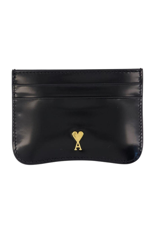 Kartenhalter Paris Paris - AMI Paris - Leder - Schwarz