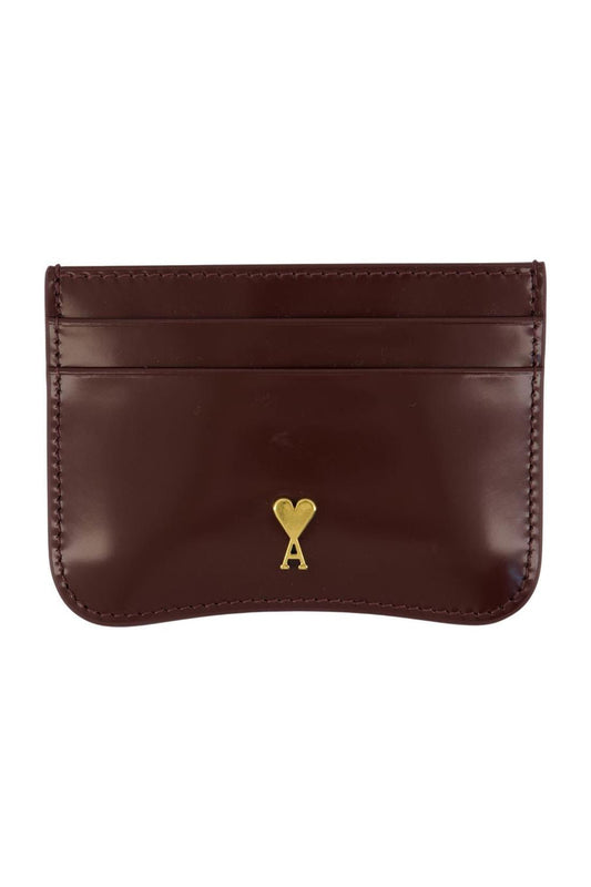 Kartenhalter Paris Paris - AMI Paris - Leder - Bordeaux