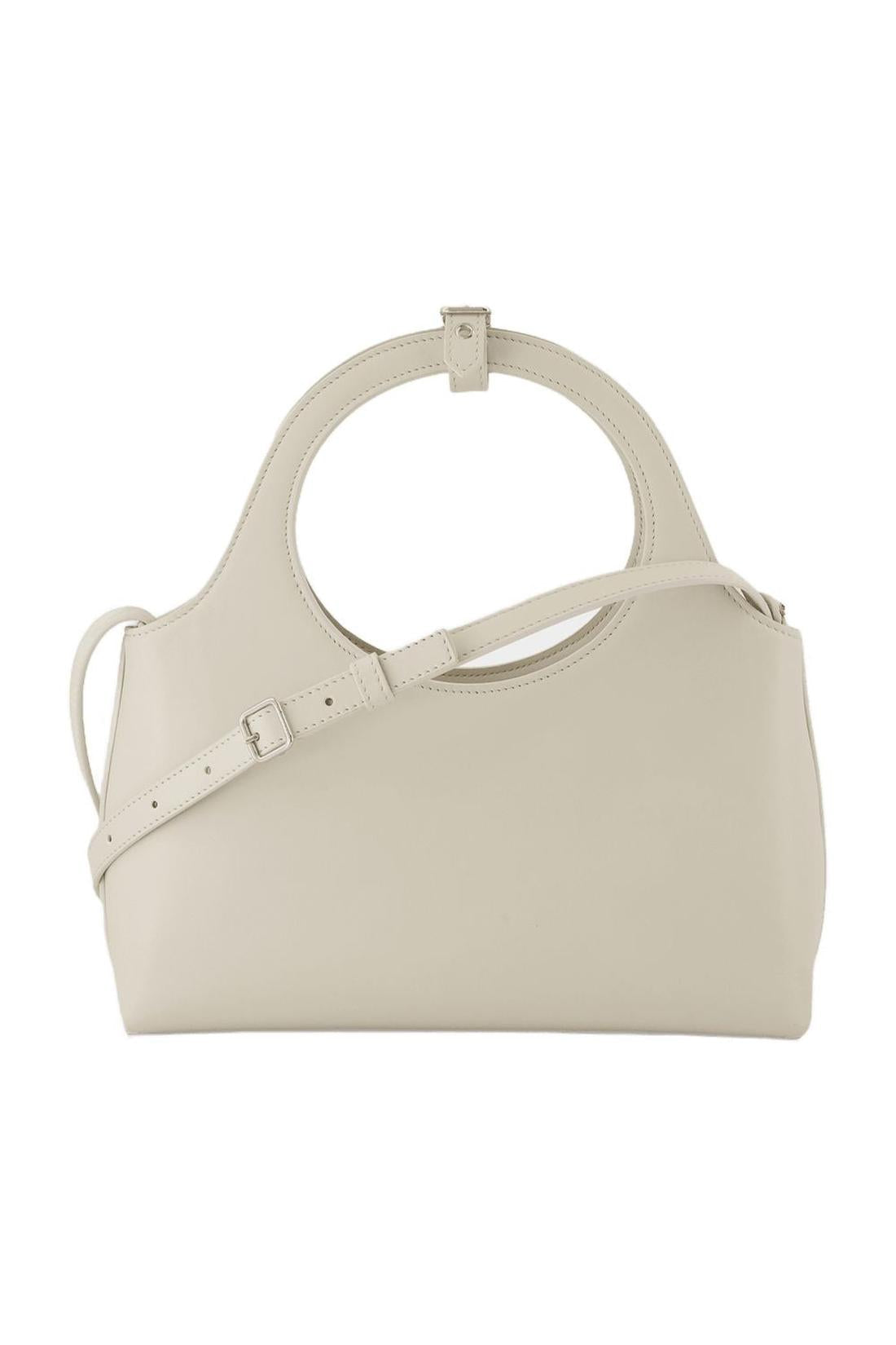 Holy Day Schultertasche - Courreges - Leder - Weiß