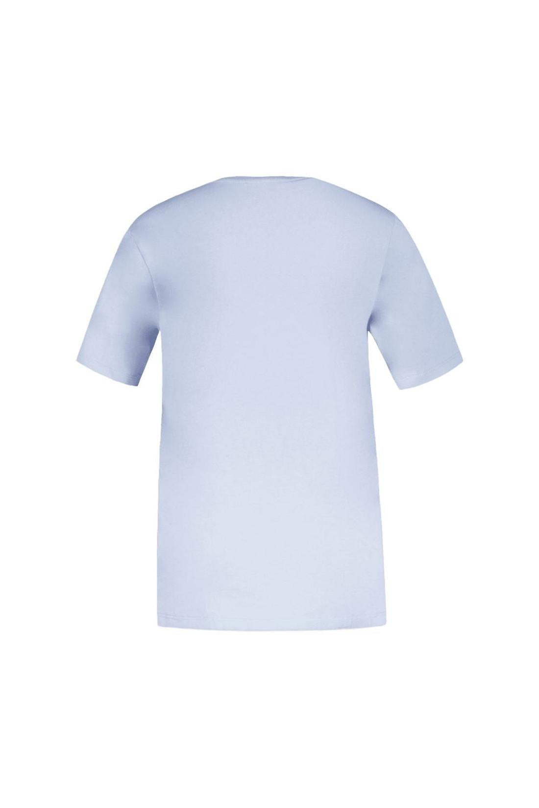 Chillax Fox Patch T-Shirt - Maison Kitsune - Baumwolle - Blau