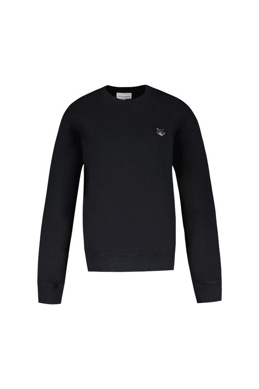 Sweatshirt Fox Head Patch Comfort - Maison Kitsune - Baumwolle - Schwarz