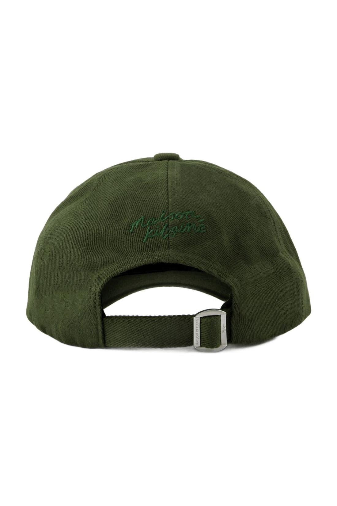 Bold Fox Head Cap 6p - Maison Kitsune - Baumwolle - Grün