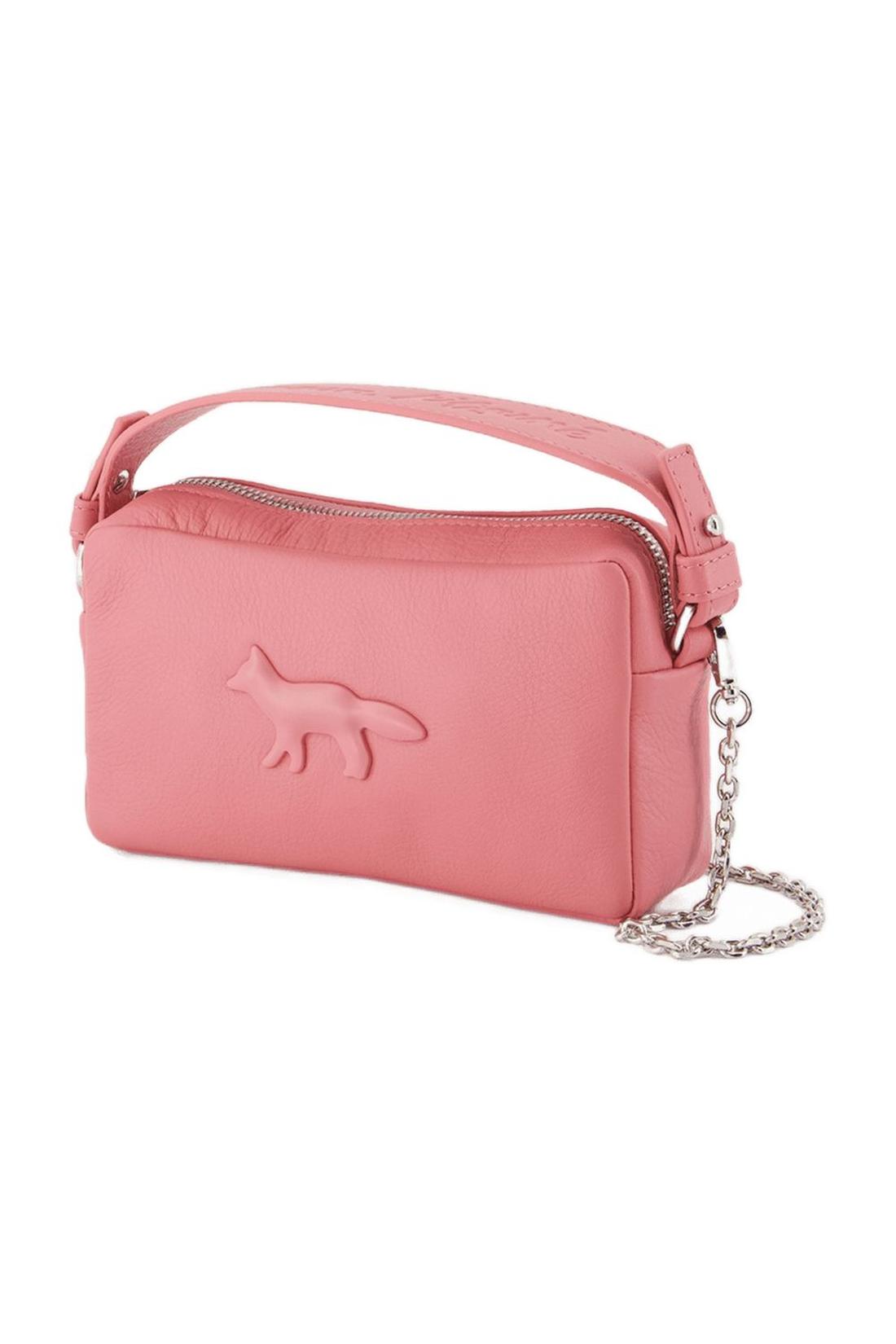 Cloud Schultertasche - Maison Kitsune - Leder - Pink