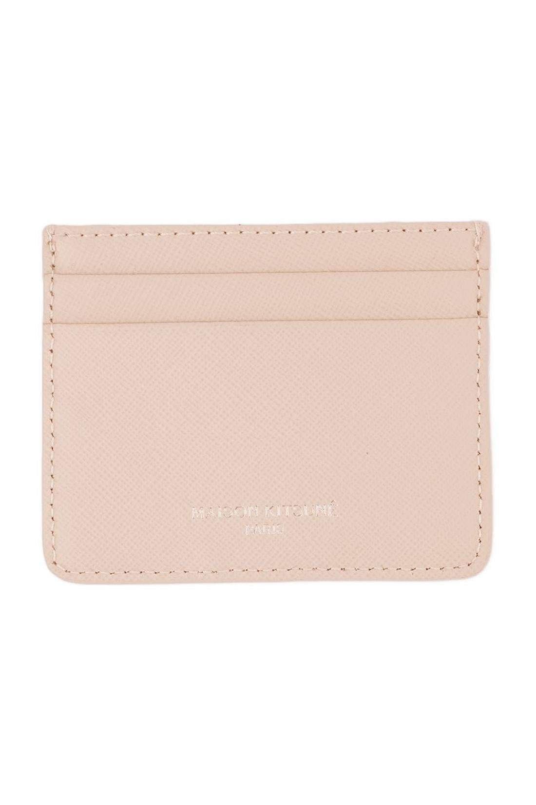 Kartenhalter Boogie - Maison Kitsune - Leder - Pink