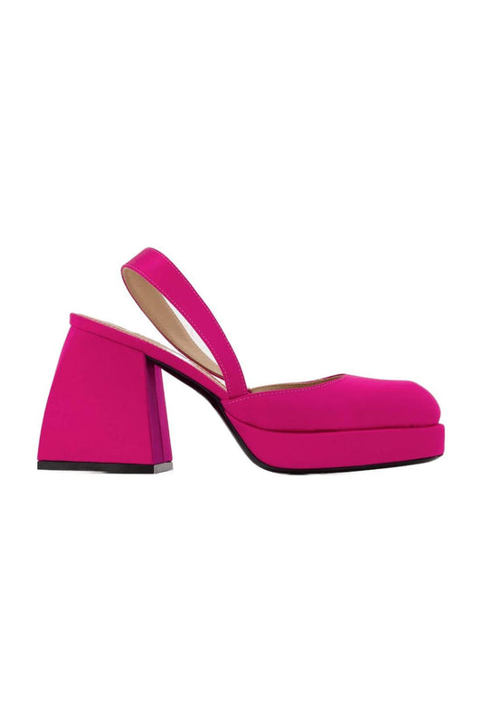 Pumps Bulla Jones 65 aus Satin in rosa