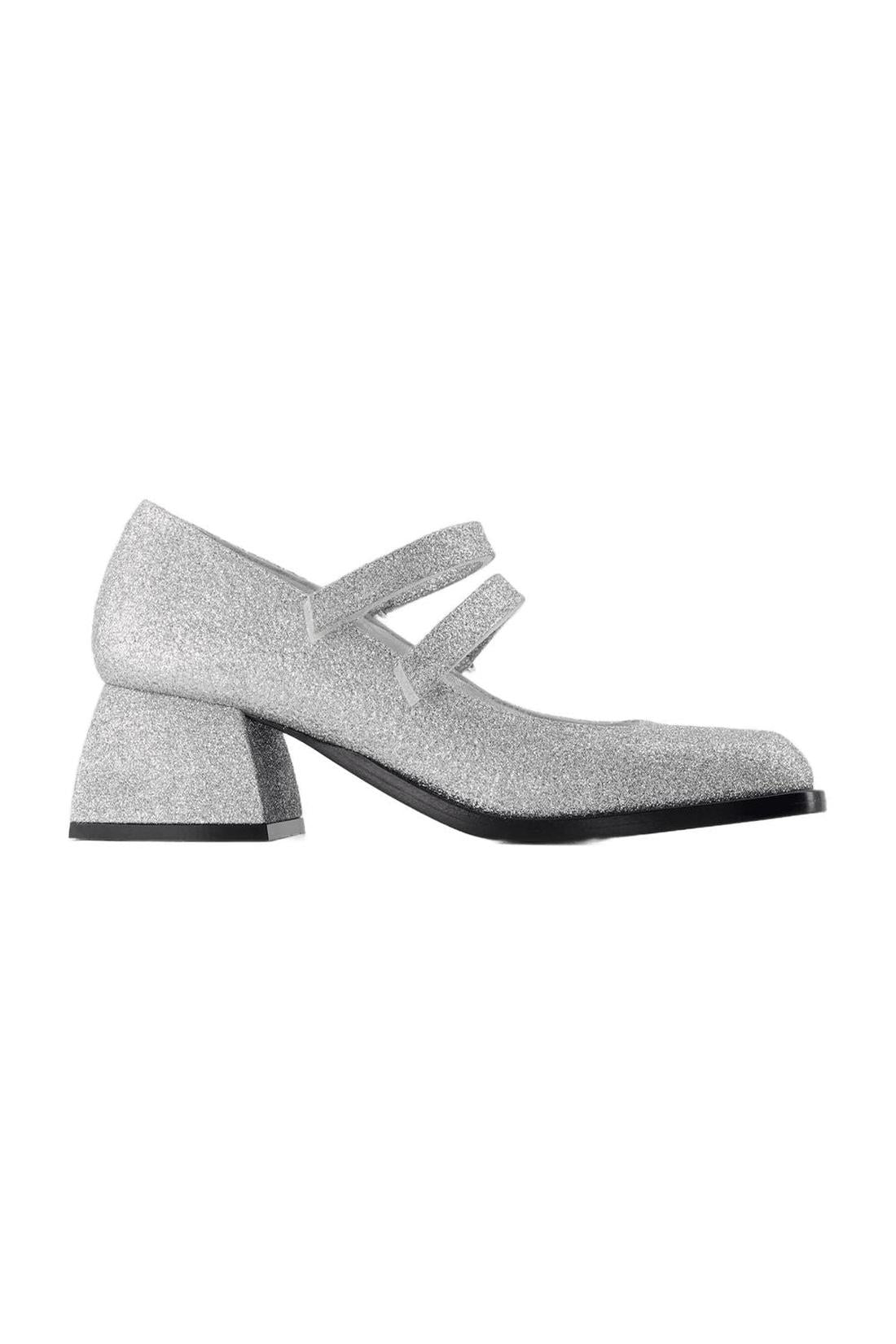 Bulla Bacara Pumps - Nodaleto - Silver Glitter - Leather