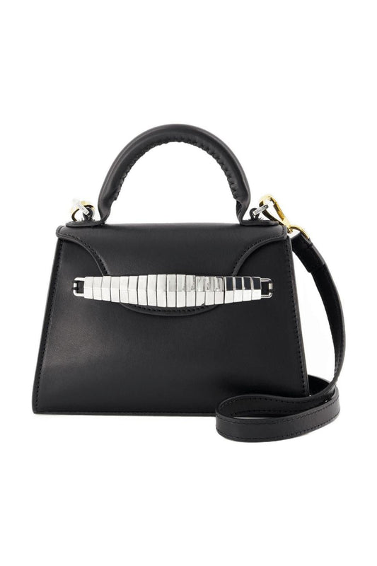 Mini Eva Handbag - Elleme - Black - Leather