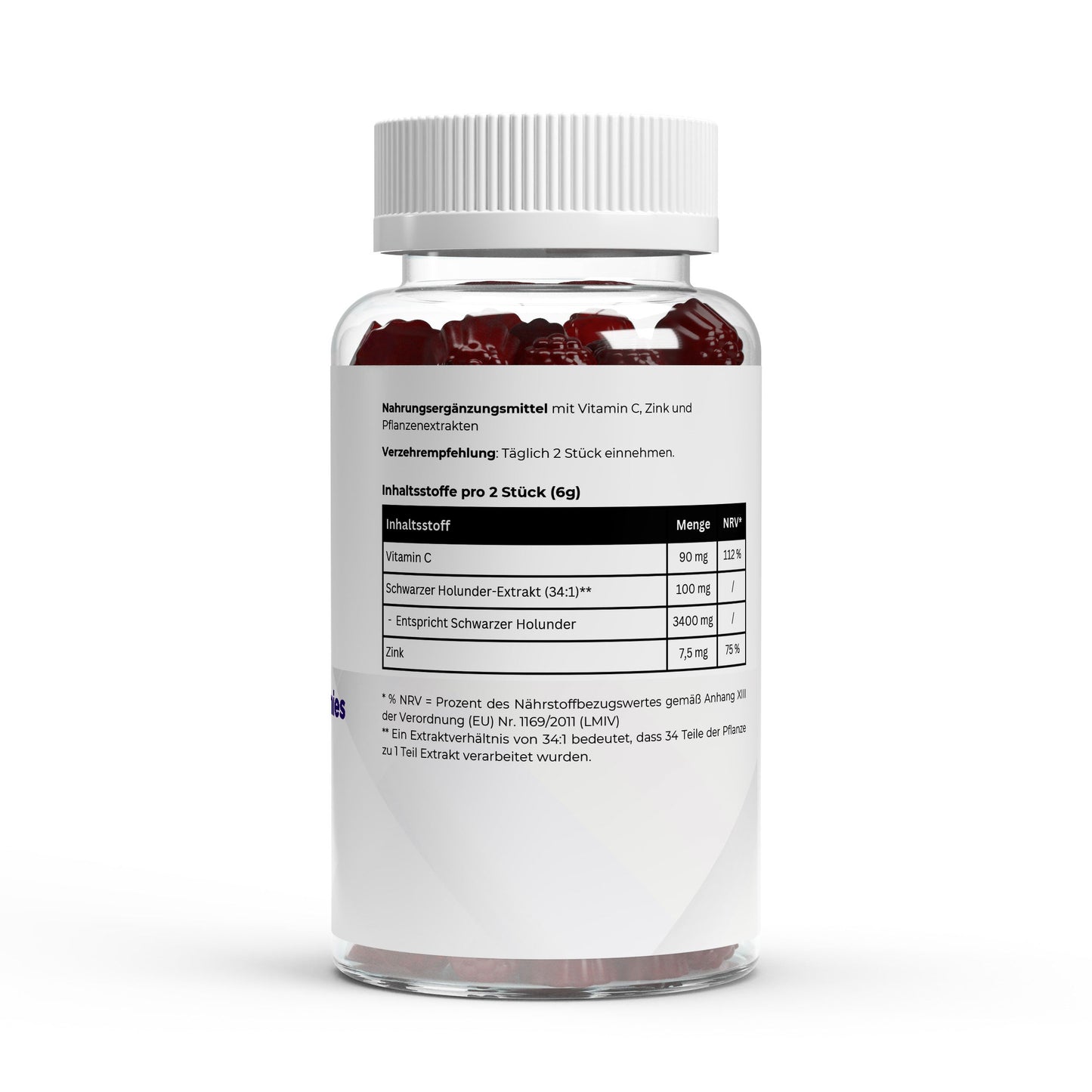 Elderberry + Vitamin C + Zink Gummies