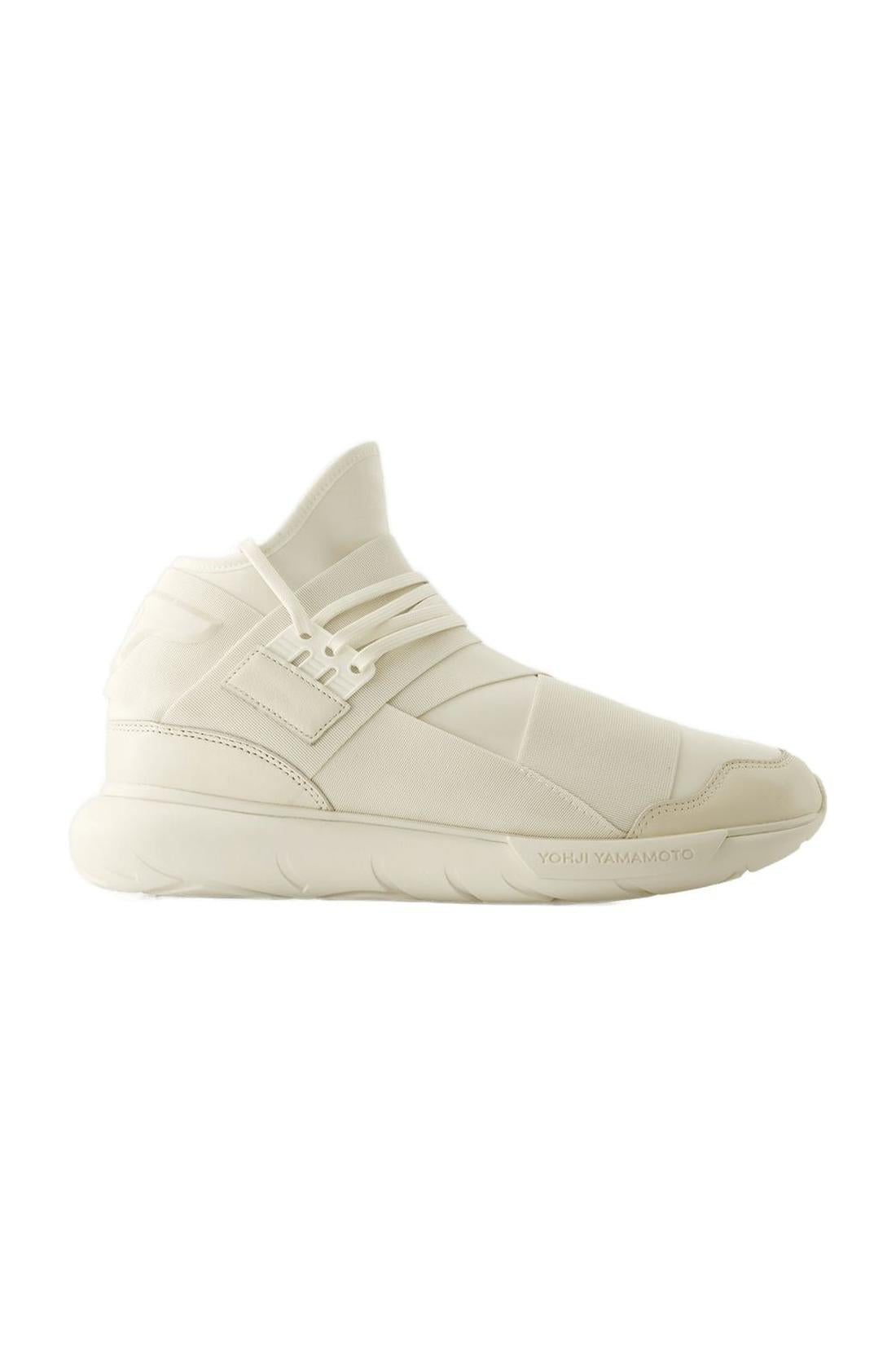 Qasa Sneakers - Y-3 - Leder - Beige/Weiß