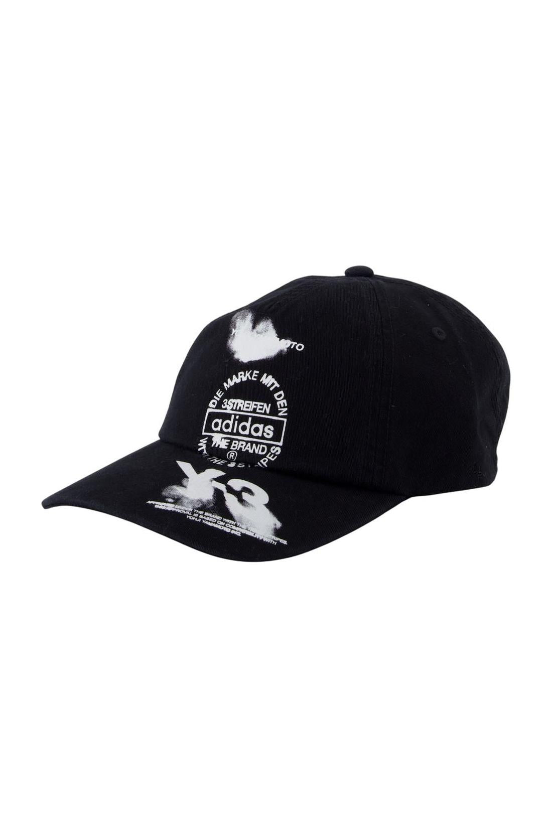 Graphic Cap - Y-3 - Baumwolle - Schwarz