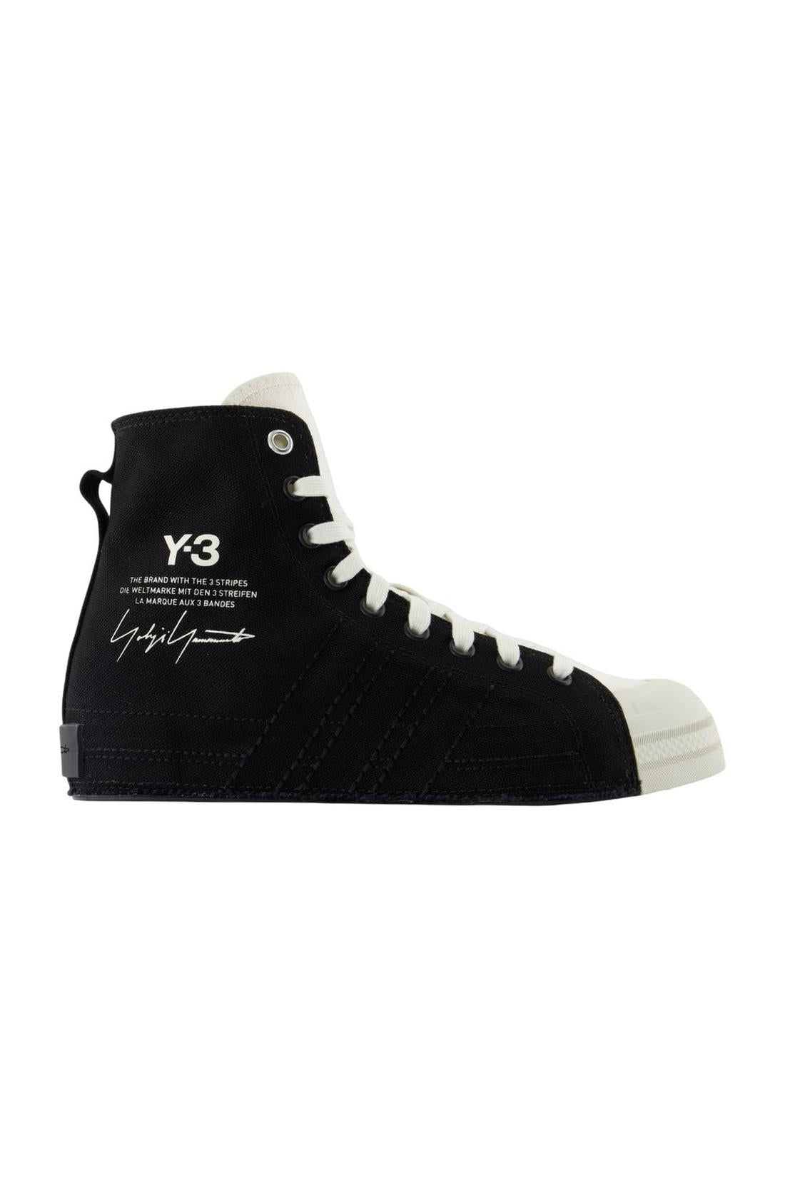 Nizza Hi Sneakers - Y-3 - Leinwand - Schwarz