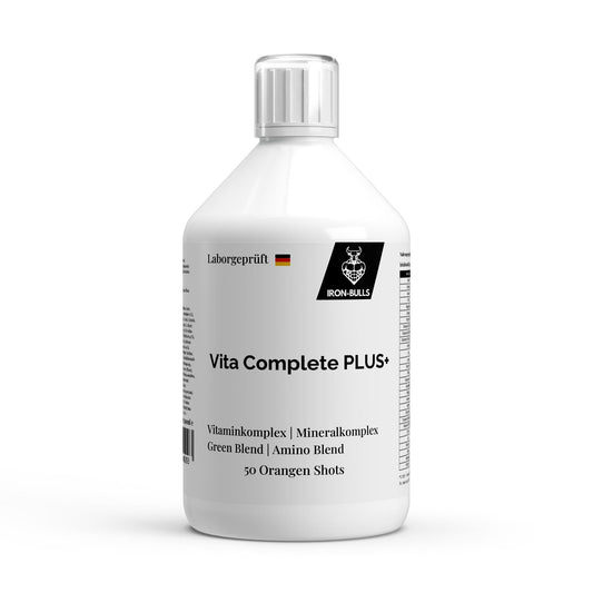 Vita Complete PLUS+ 50 vegane Shots - Fresh Orange - 500ml