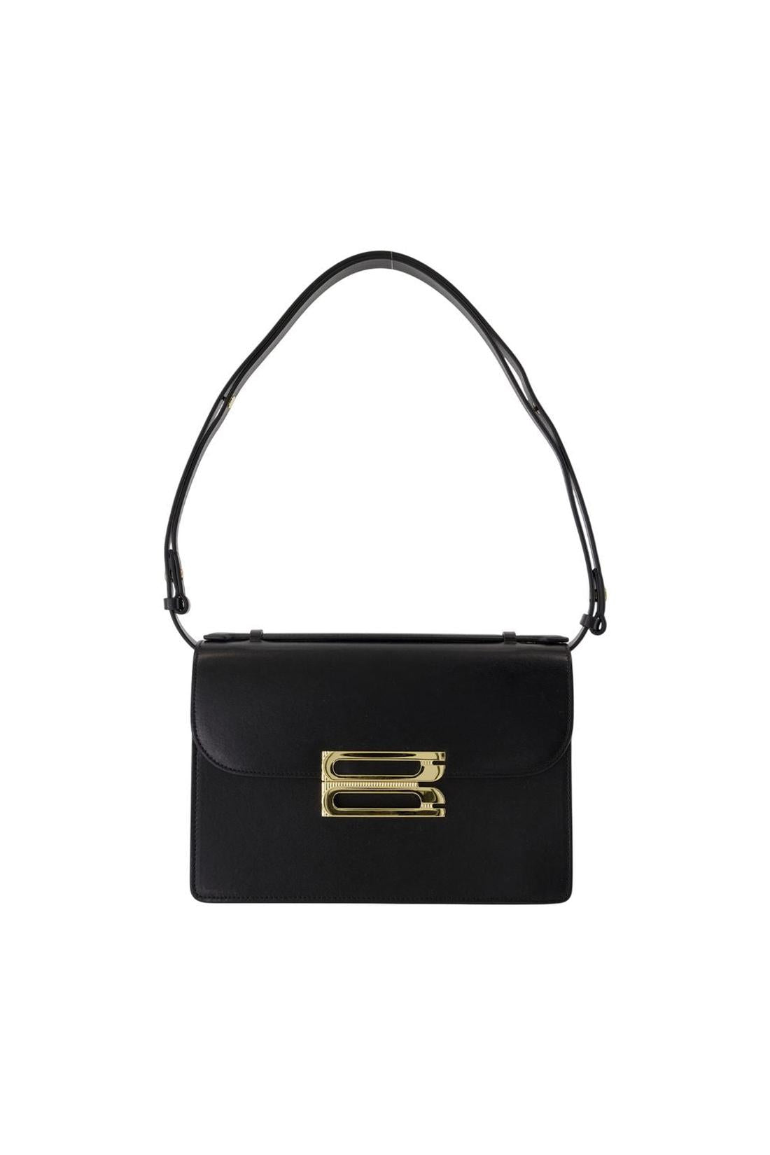 Dorian Schultertasche - Victoria Beckham - Leder - Schwarz