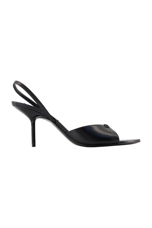 Naked Sandalen - Victoria Beckham - Leder - Schwarz