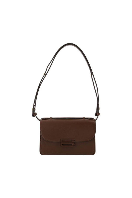 Tonal Mini Dorian Schultertasche - Victoria Beckham - Leder - Braun