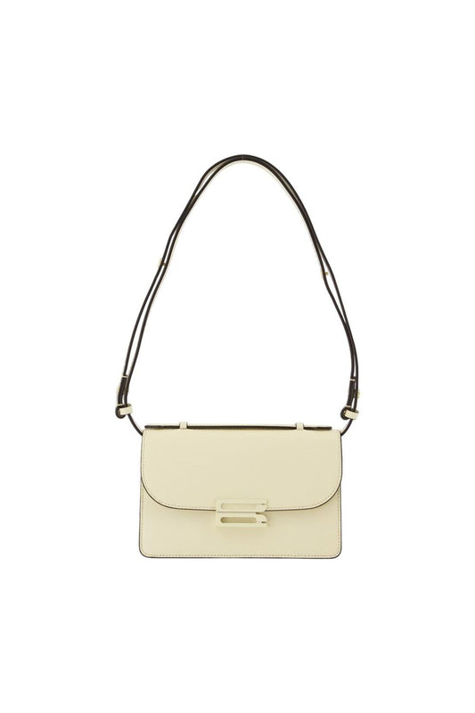 Tonal Mini Dorian Schultertasche - Victoria Beckham - Leder - Weiß