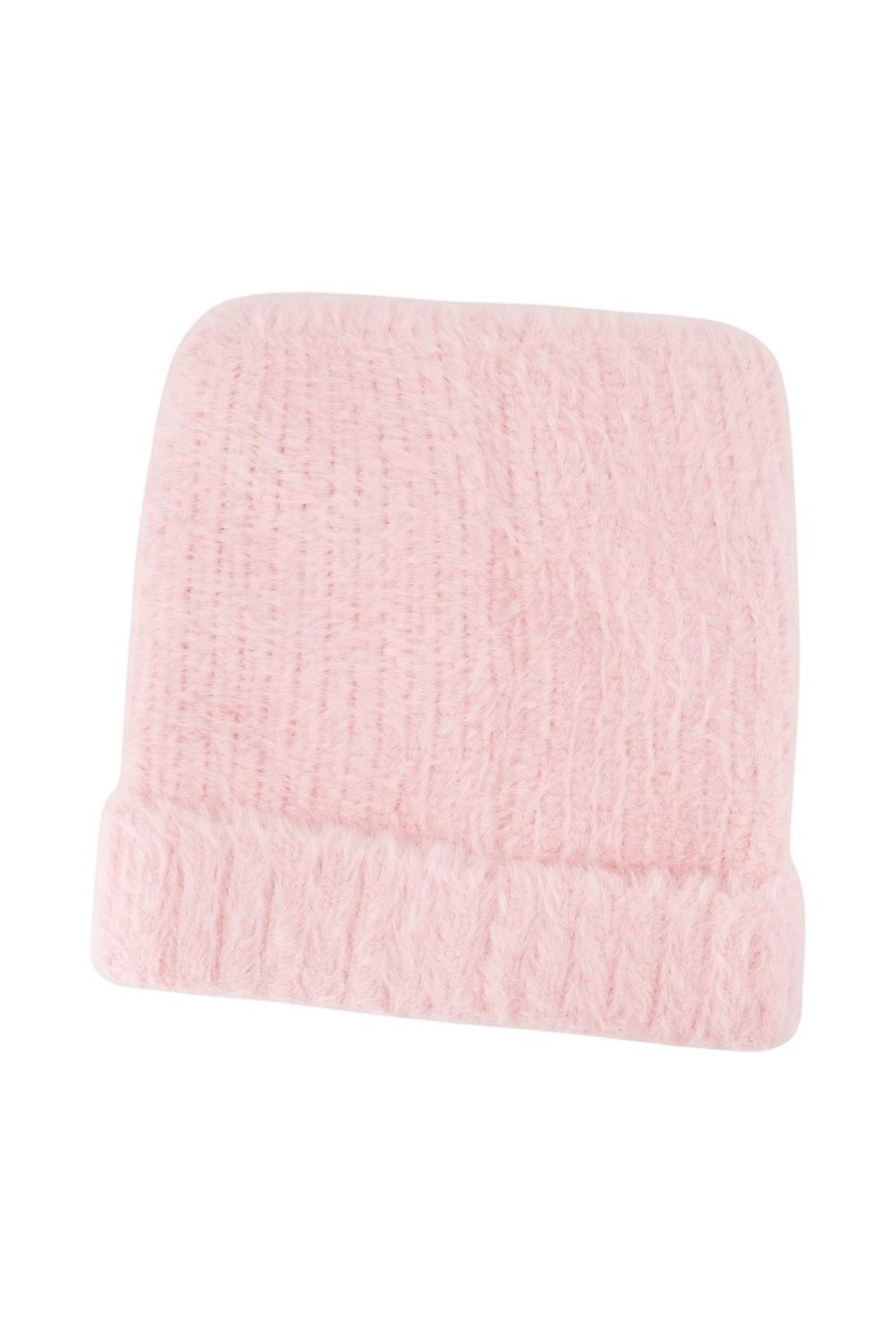 Mütze Fluffy Square - Casablanca - Nylon - Rosa